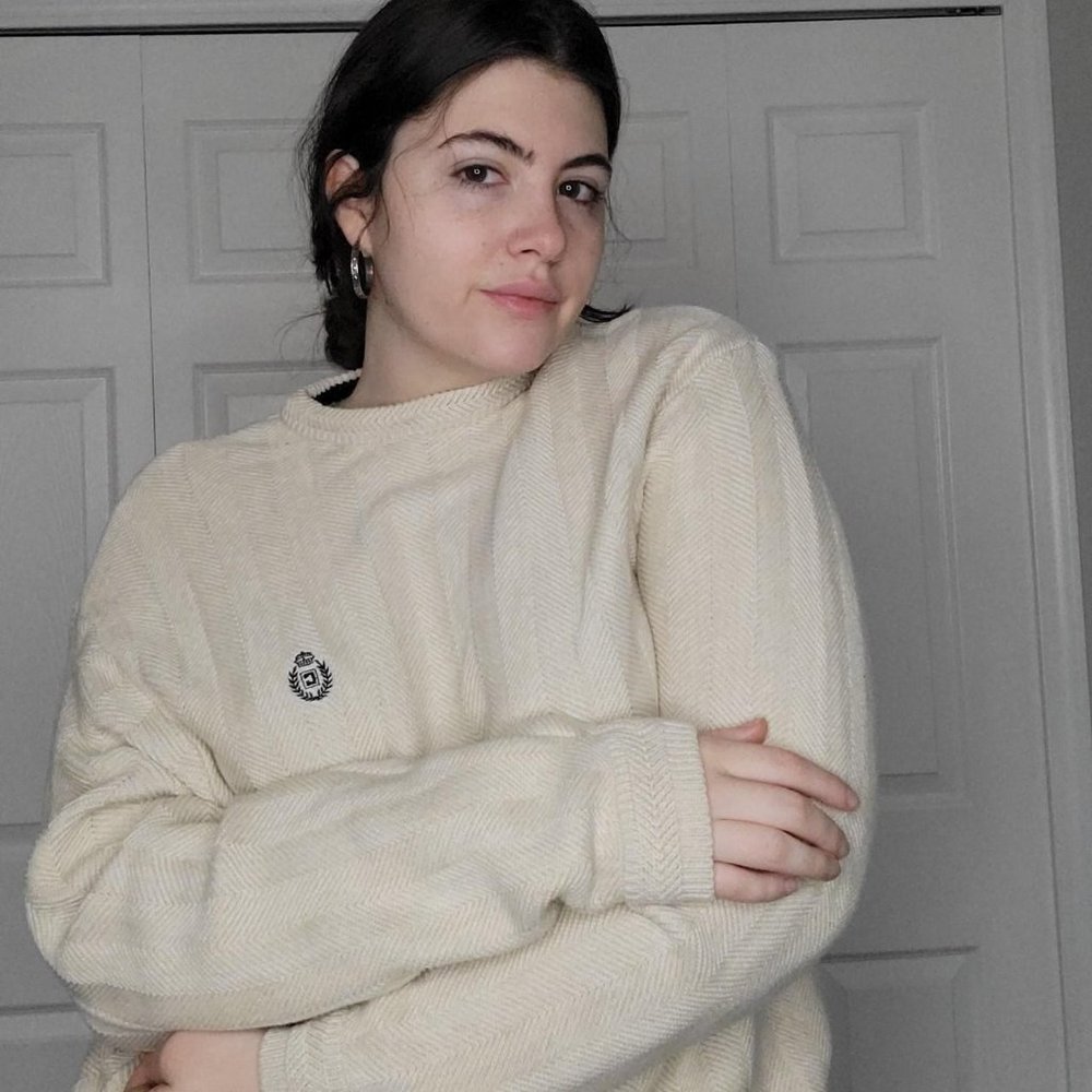 Vtg Chunky Chaps Sweater